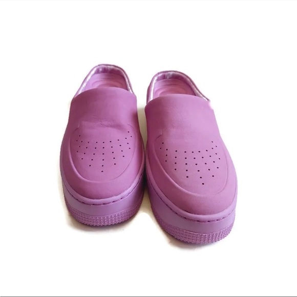 Nike Air Force 1 Lover XX Premium Leather Mules Womens Sz 7 AO1523-500 Fuchsia - Picture 2 of 5